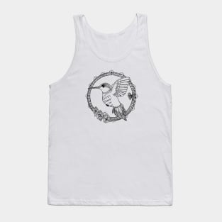 Hummingbird anti-stress&black Tank Top